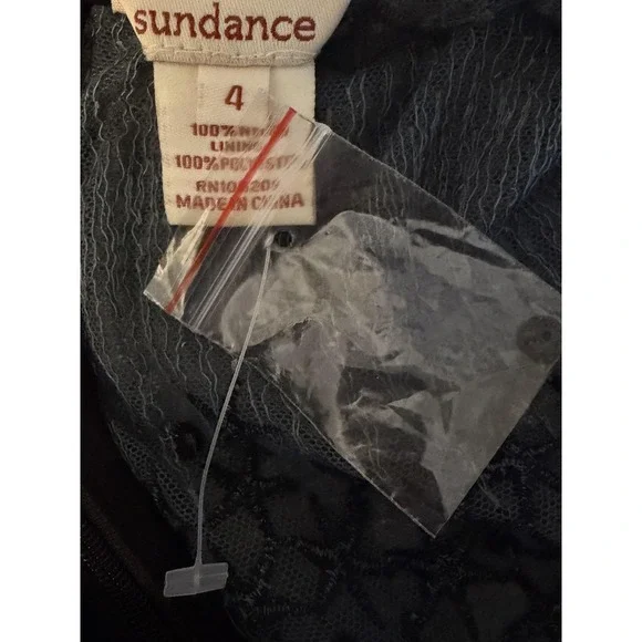 Sundance Boho Maxi Dress 4 Mesh Embroidered Sheer Indie Festival Cottagecore - Picture 7 of 12